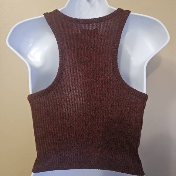 Colsie Women's Size S Cropped Ribbed Tank Top - Picture 2 of 4